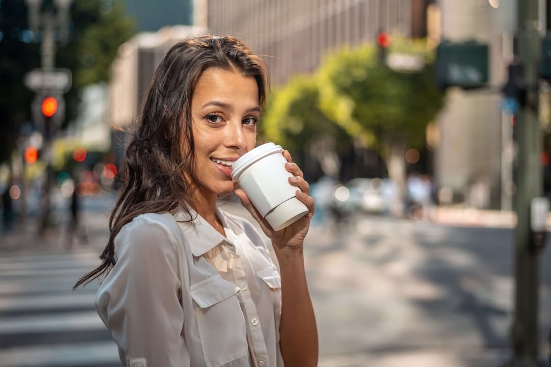Person with coffee